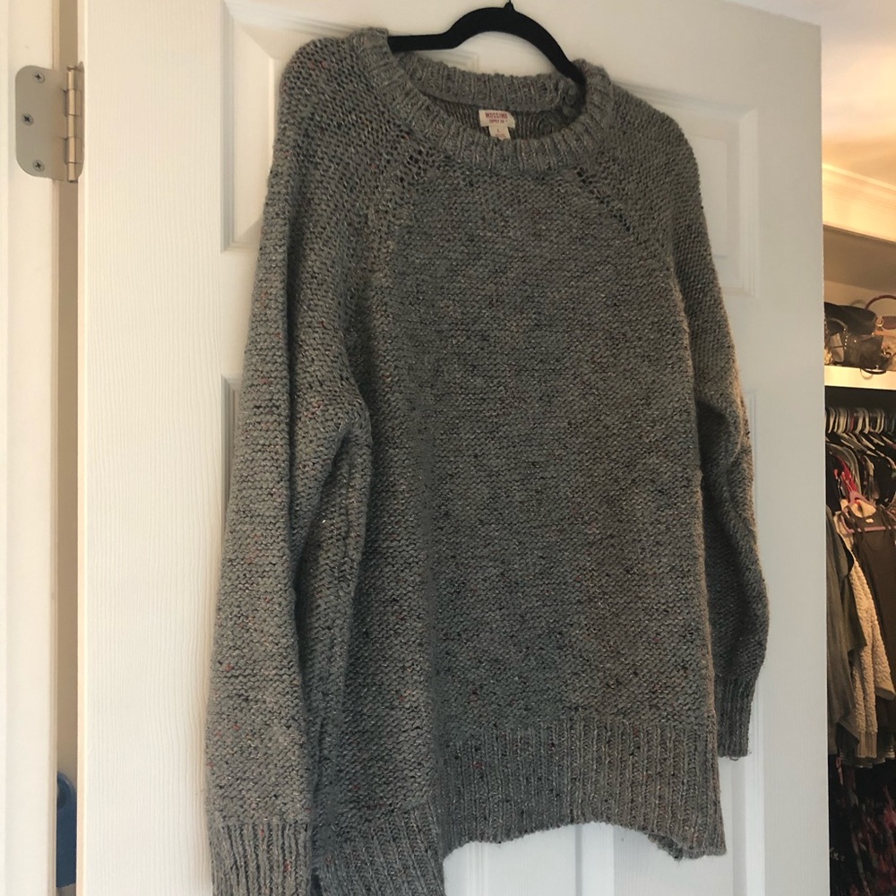 Large gray Mossimo sweater